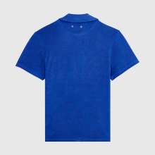 Vilebrequin - Solid Unisex-bowling-hemd Aus Baumwolle - Hemd - Charli - Blau - Größe XXL