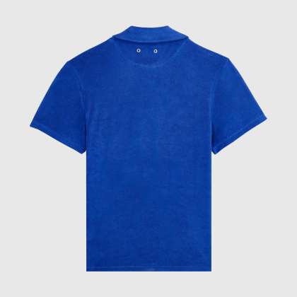 Vilebrequin - Solid Unisex-bowling-hemd Aus Baumwolle - Hemd - Charli - Blau - Größe XXXL – Bild 2