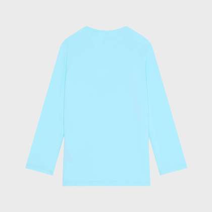 Vilebrequin - Langärmeliger Turtle Rashguard Für Jungen - Rashguard - Glassy-y - Blau - Größe 2 – Bild 2