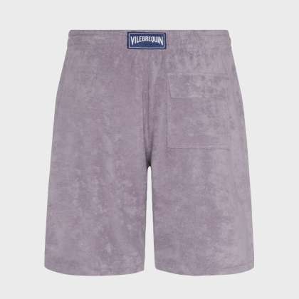 Vilebrequin - Jacquard-bermudashorts Aus Frottee - Bermuda - Bolide - Violett - Größe S – Bild 2