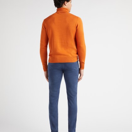 Vilebrequin - Turtle Rollkragenpullover Aus Baumwolle Und Kaschmir Für Herren - Pullover - Flegere - Marone - Größe XXXL – Bild 4