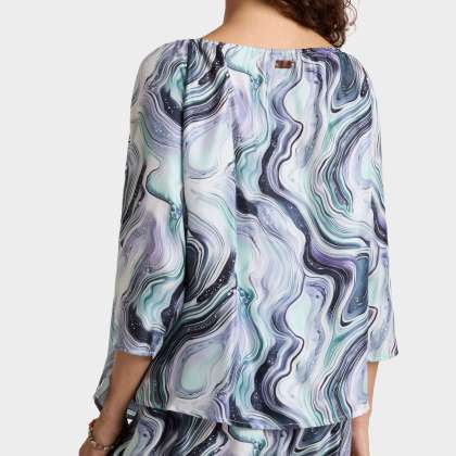 Vilebrequin - Marble Seidenhemd Für Damen - Hemd - Lamya - Weiss - Größe M – Bild 4