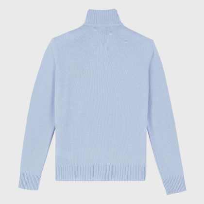 Vilebrequin - Turtle Pulloverjacke Aus Kaschmir Und Wolle Für Herren - Pullover - Juan - Blau - Größe XL