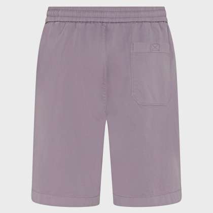 Vilebrequin - Men Satin Cotton Elastic Waist Bermuda Shorts Solid - Bermuda - Bartolo - Violett - Größe XXL – Bild 2