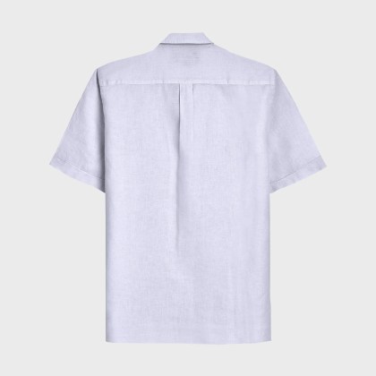 Vilebrequin - Solid Bowling-hemd Aus Leinen Für Herren - Hemd - Charli - Weiss - Größe XXL – Bild 2