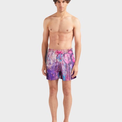 Vilebrequin - Dripping Balloons Badeshorts Für Herren - Bademode - Moorea - Violett - Größe L – Bild 3