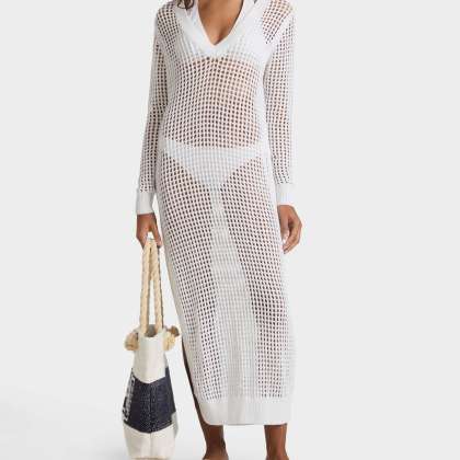 Vilebrequin - Solid Häkel-t-shirt-kleid Für Damen - Kleid - Lysia - Weiss - Größe XS – Bild 3