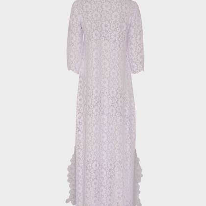 Vilebrequin - Damen-guipure-kaftan - Kaftan - Kamari - Rosa - Größe L/XL – Bild 2