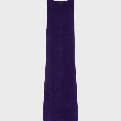 Vilebrequin - Langes Solid Frottee-trägerkleid Für Damen - Kleid - Lindsay - Violett - Größe L – Bild 2