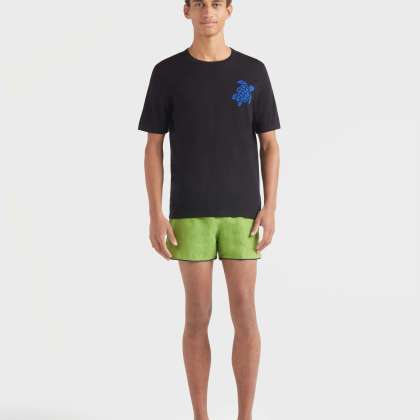 Vilebrequin - Jacquard Turtle T-shirt Aus Baumwolle Für Herren - T-shirt - Cristau - Schwarz - Größe XXL – Bild 3