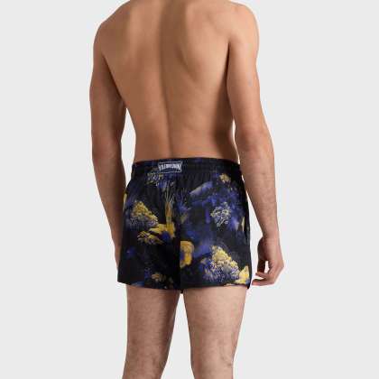 Vilebrequin - Kurze Coral Reef Stretch-badeshorts Für Herren - Bademode - Manta - Schwarz - Größe XXL – Bild 4