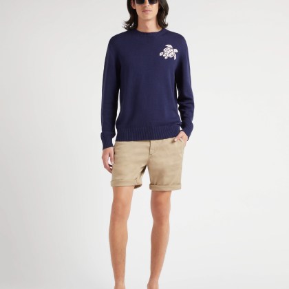 Vilebrequin - Bermudashorts Aus Tencel-gabardine Für Herren - Bermuda - Ponche - Beige - Größe 38 – Bild 5