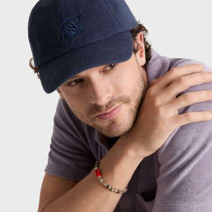 Vilebrequin - Solid Kappe Aus Frottee Für Herren - Mütze - Castle - Blau - Größe OSFA