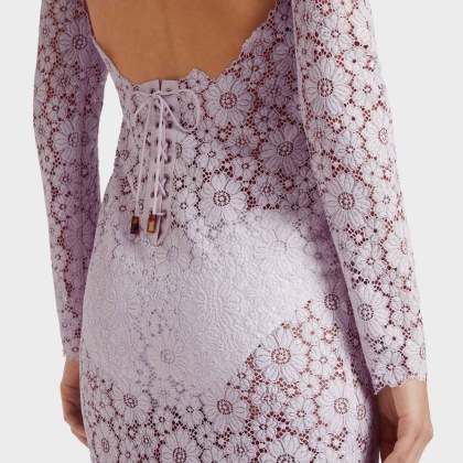 Vilebrequin - Langes Damenkleid Aus Blumenspitze - Kleid - Renata - Rosa - Größe M – Bild 6