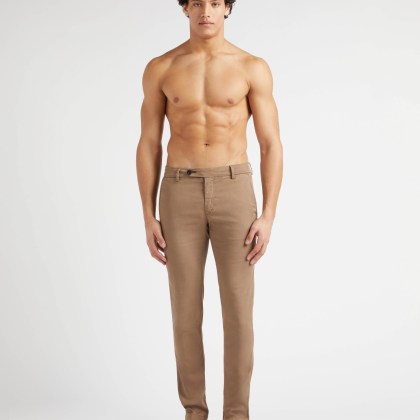 Vilebrequin - Solid Chinohose Aus Tencel Und Baumwolle Für Herren - Hose - Taillat - Marone - Größe 30