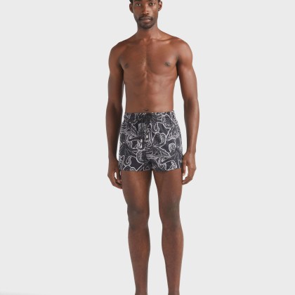 Vilebrequin - Kurze Poulpes Badeshorts Für Herren - Bademode - Manta - Schwarz - Größe M – Bild 3