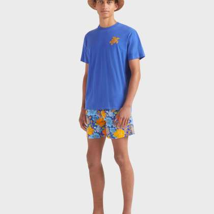 Vilebrequin - Tropical Turtle Badeshorts Für Herren - Bademode - Moorea - Blau - Größe 4XL – Bild 5