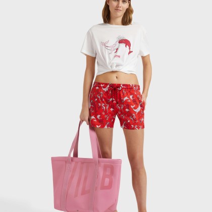 Vilebrequin - Whales Love Badeshorts Für Damen - Shorty - Fabya - Rot - Größe S – Bild 5