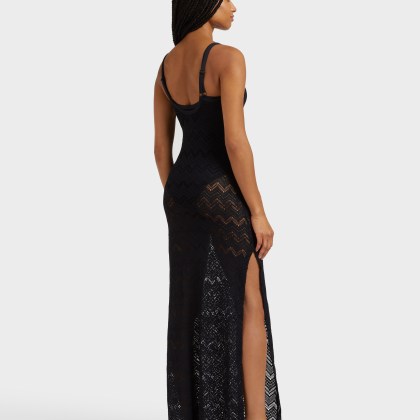 Vilebrequin - Langes Mesh-kleid Für Damen - Kleid - Lisanna - Schwarz - Größe L – Bild 4