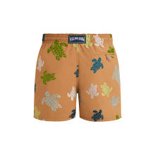 Vilebrequin Tortues Multicolore Badeshorts Mit Stickerei Für Herren – Limitierte Serie - Mistral - Marone - Größe 5XL