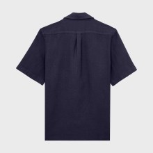 Vilebrequin - Solid Bowling-hemd Aus Leinen Für Herren - Hemd - Charli - Blau - Größe S