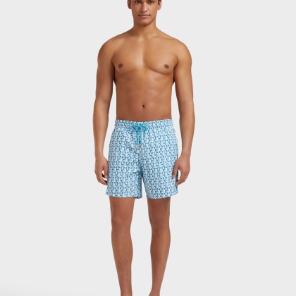 Vilebrequin - Turtles Net Badeshorts Für Herren - Bademode - Moorea - Weiss - Größe XS – Bild 3