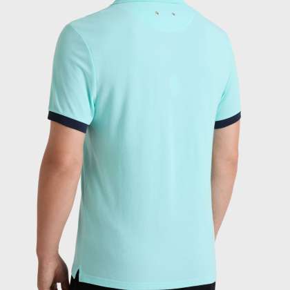 Vilebrequin - Solid Polohemd Aus Baumwolle Für Herren - Polohemd - Palatin - Blau - Größe M – Bild 4