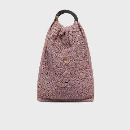 Vilebrequin - Beutel Aus Raffiabast Für Damen - Bags - Bloom - Rosa - Größe OSFA – Bild 2