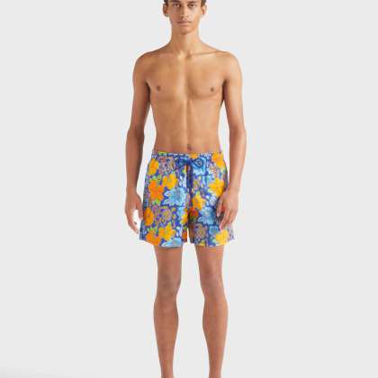 Vilebrequin - Tropical Turtle Badeshorts Für Herren - Bademode - Moorea - Blau - Größe XXL – Bild 3