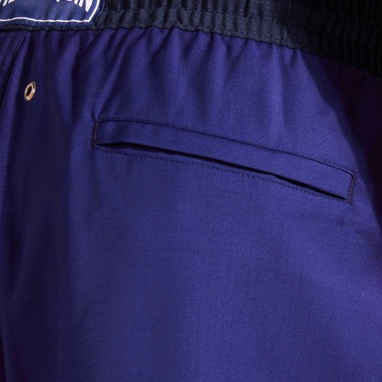 Vilebrequin - Super 120%27s Woll-badeshorts Für Herren - Bademode - Magnus - Blau - Größe XL