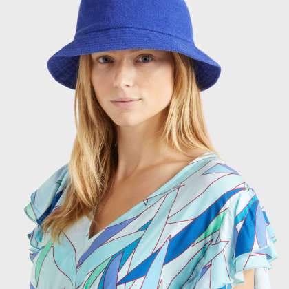 Vilebrequin - Solid Unisex-frotteehut - Hut - Boom - Blau - Größe M/L – Bild 6