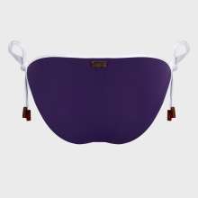 Vilebrequin - Solid Bikinihose Zum Seitlichen Binden Für Damen - Bademode - Flore - Violett - Größe XS