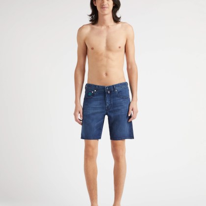 Vilebrequin - Tahiti Turtles Denim-bermudashorts Für Herren - Bermuda - Garonne - Blau - Größe 36 – Bild 3