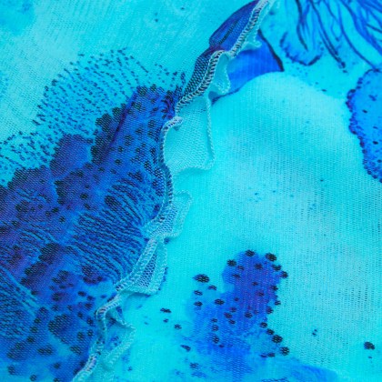 Vilebrequin - Langes Coral Reef Tüllkleid Für Damen - Kleid - Lisabeth - Blau - Größe L – Bild 6