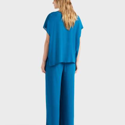 Vilebrequin - Solid Hemd Aus Viskose Für Damen - Hemd - Fritz - Blau - Größe S – Bild 4