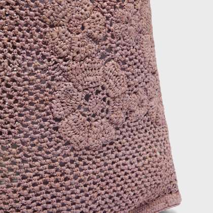 Vilebrequin - Beutel Aus Raffiabast Für Damen - Bags - Bloom - Rosa - Größe OSFA – Bild 4