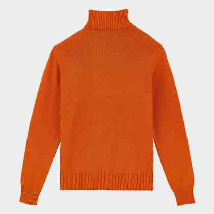 Vilebrequin - Turtle Rollkragenpullover Aus Baumwolle Und Kaschmir Für Herren - Pullover - Flegere - Marone - Größe L – Bild 2