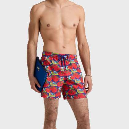 Vilebrequin - Sardine And Tomato Badeshorts Für Herren - Bademode - Moorea - Blau - Größe XXL – Bild 3