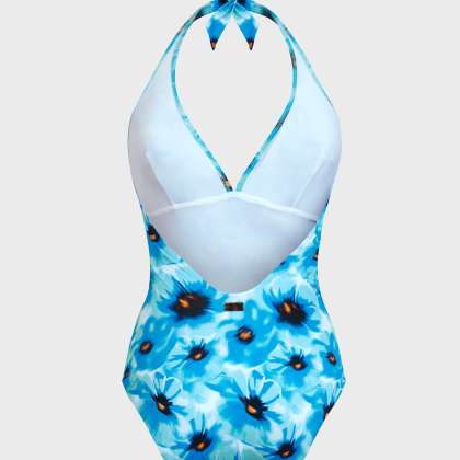 Vilebrequin - Poppies Neckholder-badeanzug Für Damen - Bademode - Famous - Blau - Größe M – Bild 2