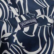 Vilebrequin - Waves Unisex-schal - Halstuch - Carre65 - Blau - Größe OSFA