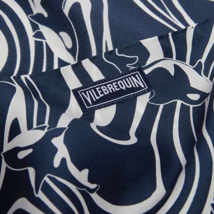 Vilebrequin - Waves Unisex-schal - Halstuch - Carre65 - Blau - Größe OSFA – Bild 2