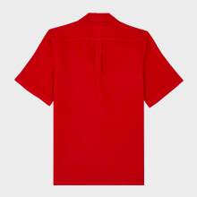 Vilebrequin - Solid Bowling-hemd Aus Leinen Für Herren - Hemd - Charli - Rot - Größe S