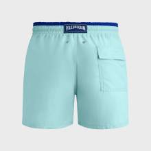 Vilebrequin - Zweifarbige Solid Bicolore Badeshorts Für Herren - Bademode - Moka - Blau - Größe S