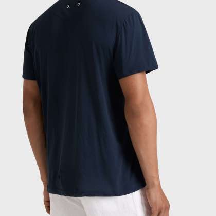 Vilebrequin - Bicolor T-shirt Aus Bio-baumwolle Für Herren - T-shirt - Tewis - Blau - Größe XXL – Bild 4