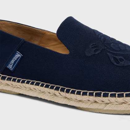 Vilebrequin - Solid Canvas-bootsschuhe Für Herren - Schuhe - Clive - Blau - Größe 44 – Bild 4