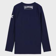 Vilebrequin - Langärmeliger Solid Rashguard Mit Reißverschluss Für Herren - Rashguard - Rock-z - Blau - Größe L