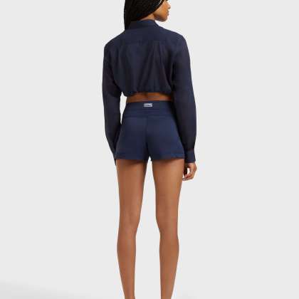 Vilebrequin - Solid Badeshorts Für Damen - Shorty - Ferise - Blau - Größe S