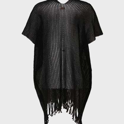 Vilebrequin - Damen Netz-tunika - Tunika - Fulvia - Schwarz - Größe XS/S – Bild 2