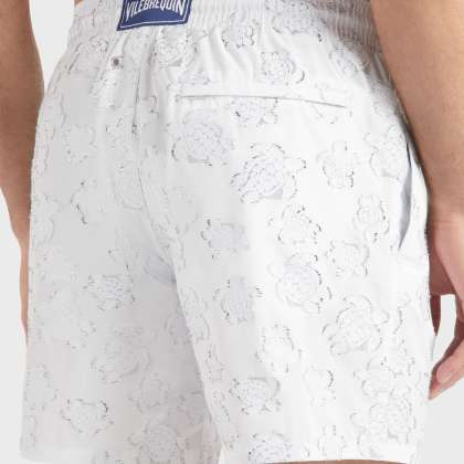 Vilebrequin - Ronde Des Tortues Jacquard Badeshorts Für Herren - Bademode - Moopea - Weiss - Größe S – Bild 6
