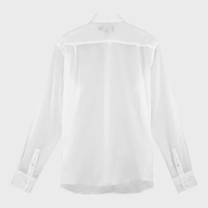 Vilebrequin - Leichtes Solid Unisex-hemd Aus Baumwollvoile - Hemd - Caracal - Weiss - Größe XS – Bild 2